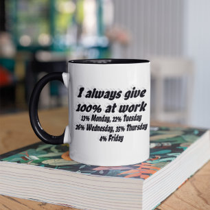 Lustige Arbeitsaufwand-Zitat in schwarzer Typograf Kaffeetasse