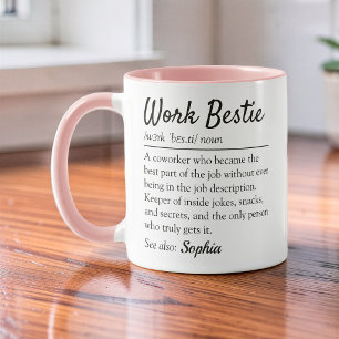 Lustige Arbeitskollegen-Definition Coworker Freund Tasse