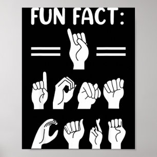 Lustige Asl Amerikanische Gebärdensprache Lustige Poster