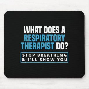 Lustige Atemtherapie Atemtherapeut RT Mousepad