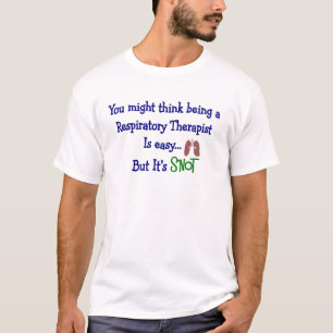 Lustige Atmungstherapie-Geschenke T-Shirt