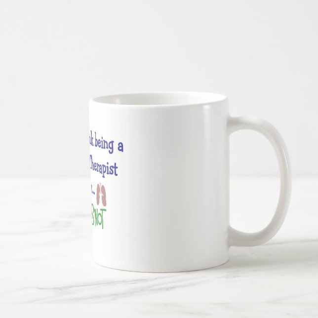 Lustige Atmungstherapie-Geschenke Tasse (Rechts)