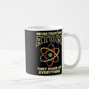 Lustige Atom-Kunst Männer Frauen Stem Molekül Chem Kaffeetasse