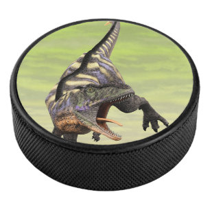 Lustige Aucasaurus-Brüllende Prähistorische Dino-K Eishockey Puck