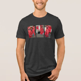 Lustige aufblasbare Schlauchmänner STC lustiges Mä Tri-Blend Shirt