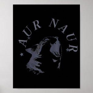 Lustige Aur Naur Katze Australischer Akzent Poster