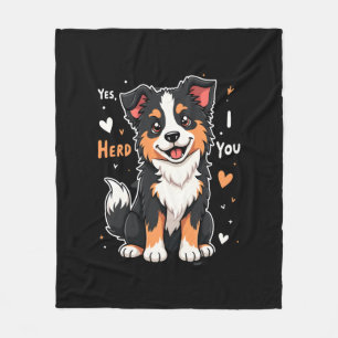 Lustige Australian Shepherd Mom Geschenke Aussie J Fleecedecke