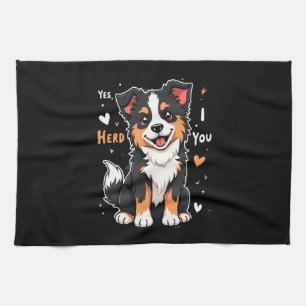 Lustige Australian Shepherd Mom Geschenke Aussie J Geschirrtuch