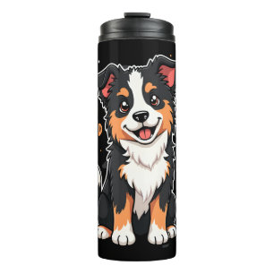 Lustige Australian Shepherd Mom Geschenke Aussie J Thermosbecher