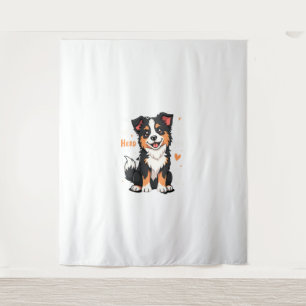 Lustige Australian Shepherd Mom Geschenke Aussie J Wandteppich