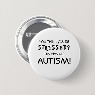 Lustige Autismus-Aufklärung   ASD Button