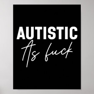Lustige Autismus-Witze  Poster