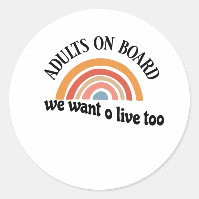 lustige Autoaufkleber Runder Aufkleber (Vorderseite)