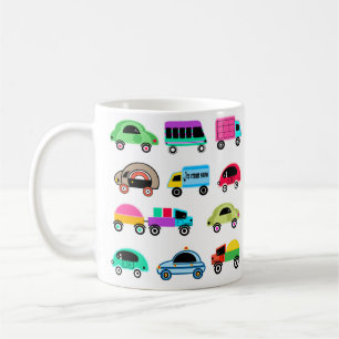 Lustige Autos Kaffeetasse