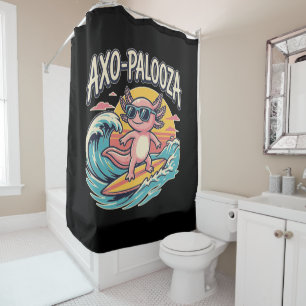 Lustige Axo-Palooza 90er Alternative Konzert Parod Duschvorhang