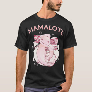 lustige axolotale Schwangerschaftsankündigung Mama T-Shirt