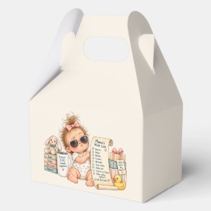 Lustige Babyparty Geschenkschachtel