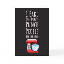 Lustige Bäcker Karten Backen Kochen Chef Essen Koc