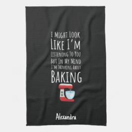 Lustige Backgeschenke Bäcker Chef Humor Personalis Geschirrtuch