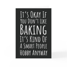 Lustige Backkarten Humor Glücklicher Bäcker Humorv