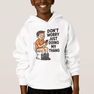 Lustige Badezimmer-Humor Hoodie