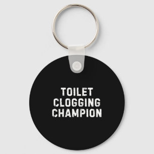Lustige Badezimmer Humor Toilettenverstopfung Cham Schlüsselanhänger