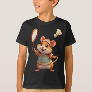 Lustige Badminton-Kunst für Männer Frauen Trainer T-Shirt