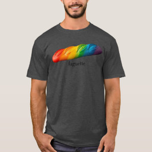 Lustige Baguette-Regenbogen-Faguette LGBTQ Stolz M T-Shirt