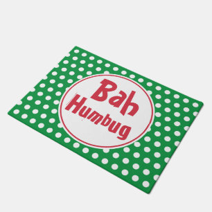 Lustige Bah-Humbug-Weihnachtsmatte  Fußmatte