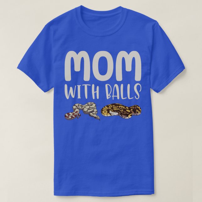 Lustige Ballpython-Schlange4 T-Shirt (Design vorne)
