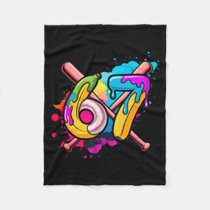 Lustige Banane Baseball 67 Eis Drip Meme  Fleecedecke