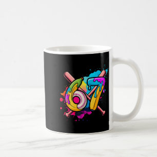 Lustige Banane Baseball 67 Eis Drip Meme Kaffeetasse