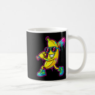 Lustige Banane Baseball-Drip-Eiscreme Kinder Jugen Kaffeetasse
