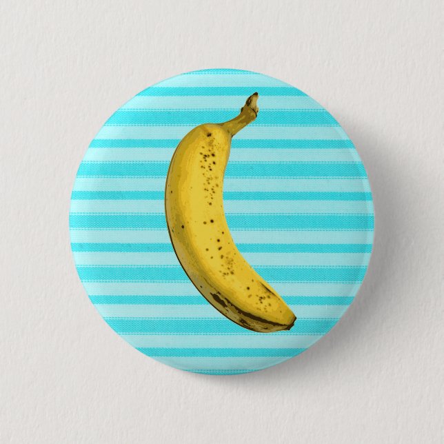 Lustige Banane Button (Vorderseite)