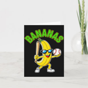 Lustige Banane Langarm Karte