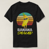 Lustige Banane-Truppe Retro-Design