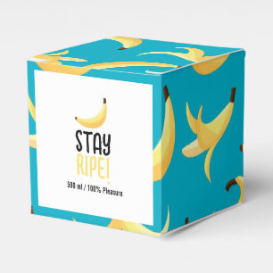 Lustige Banane Wortspiel Party Muster farbenfroh - Geschenkschachtel
