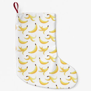 Lustige Banane Wortspiel Party Muster farbenfroh - Kleiner Weihnachtsstrumpf