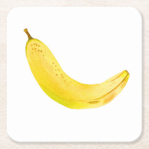 Lustige Bananen-Untersetzer Rechteckiger Pappuntersetzer