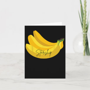 Lustige Bananen-Zitate Karte