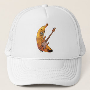 Lustige Bananengitarre Kappe Cartoon Musik Hut