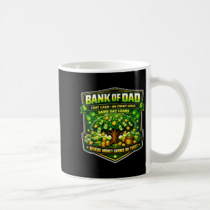 Lustige Bank des Vaters Schnellkredit Kreditcheck Kaffeetasse