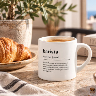 Lustige Barista-Definition modernes Kaffeediktionä Espressotasse