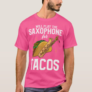 Lustige Baritonsaxophon wird Saxophon für T spiele T-Shirt