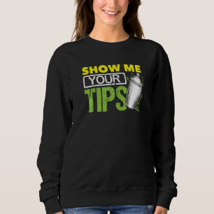 Lustige Barkeeper-Mixologie-Barkeeper-Zeig mir dei Sweatshirt