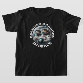 Lustige Bartagamen im Weltraum T-Shirt