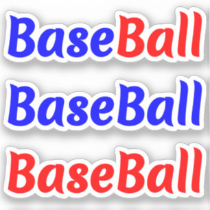 Lustige Baseball-Spruch-Sticker-Aufkleber für Spie Aufkleber