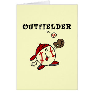 Lustige Baseballoutfielder-T - Shirts und