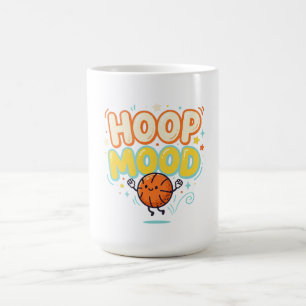 Lustige Basketball-Fan-Korb-Stimmung Kaffeetasse