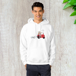 Lustige Bauernhof-Traktor-Cartoon Hoodie
